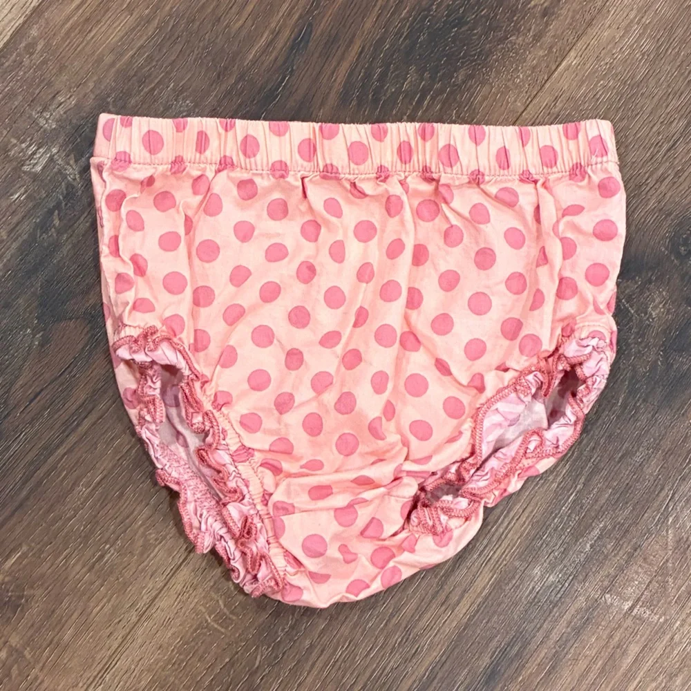 Matilda Jane Pink Polka Dot Bloomers Diaper Cover Spring Summer Outfit 12-18m
